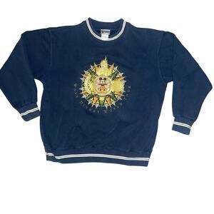 Walt Disney World tour Four parks vintage y2k embroidered Mickey sweatshirt L